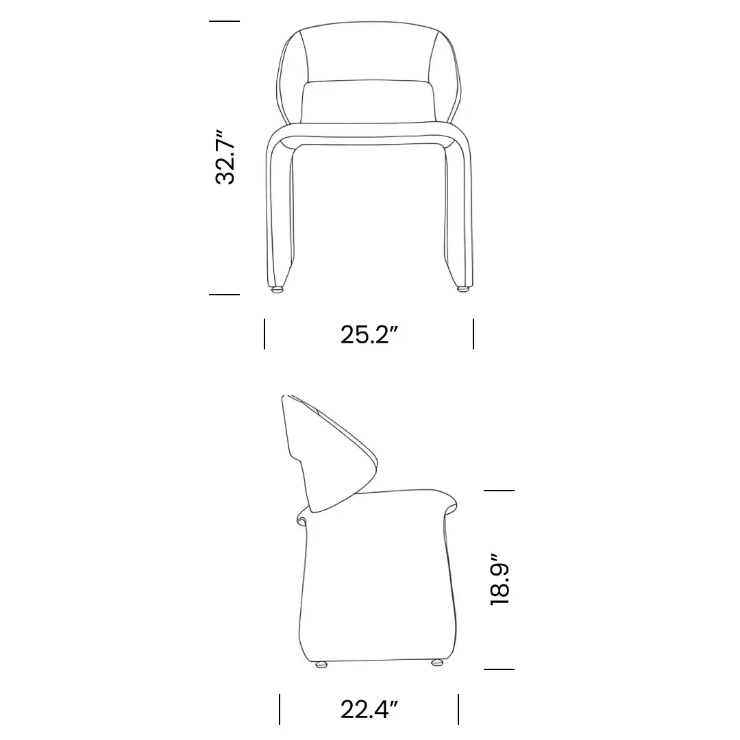 Monica Suit Chair Mobile Dimensions - Suit Chair Replica