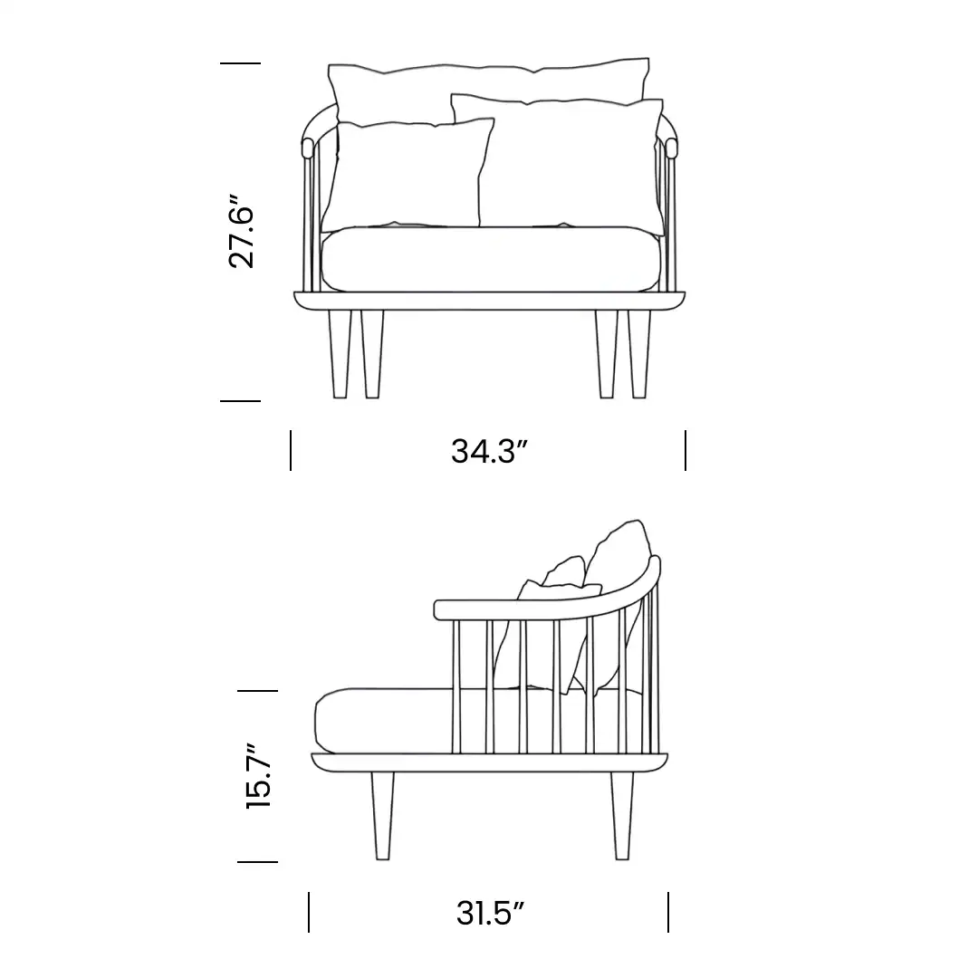 Fly SC1 Lounge Chair Mobile Dimensions - Fly SC1 Lounge Chair Replica