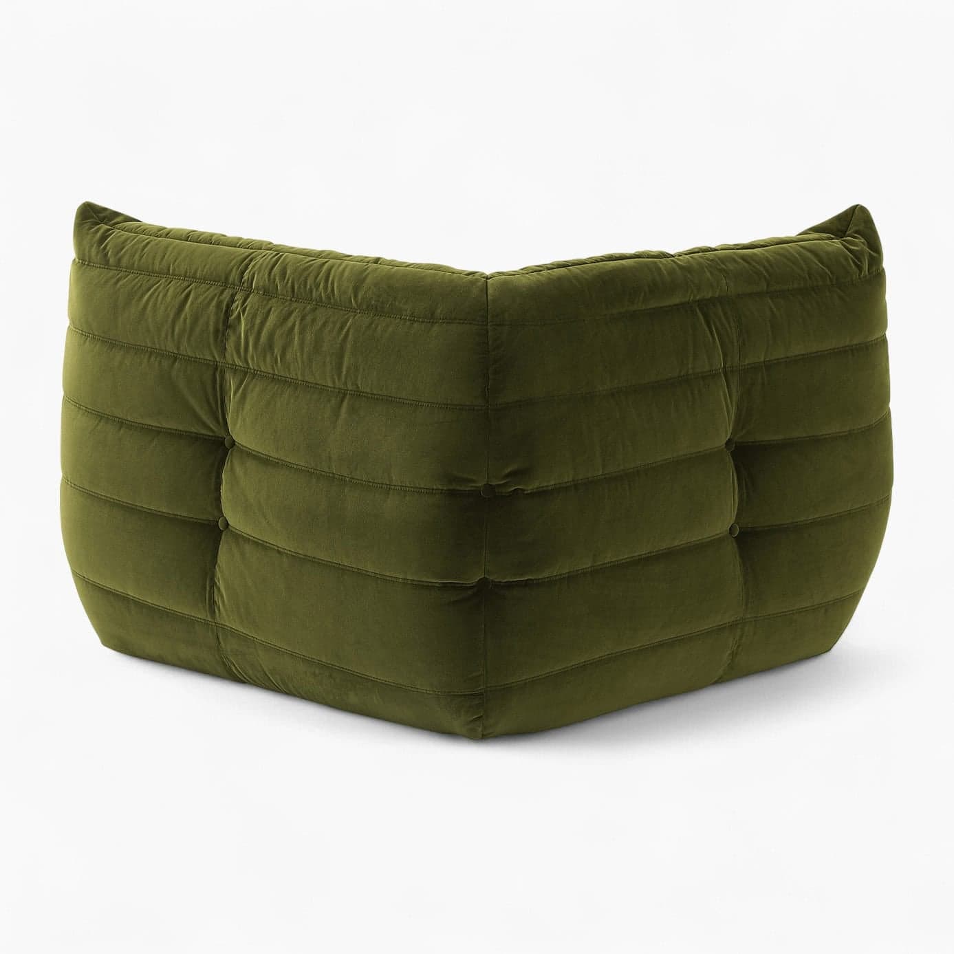 Ducaroy Corner Fabric Green Velvet 5