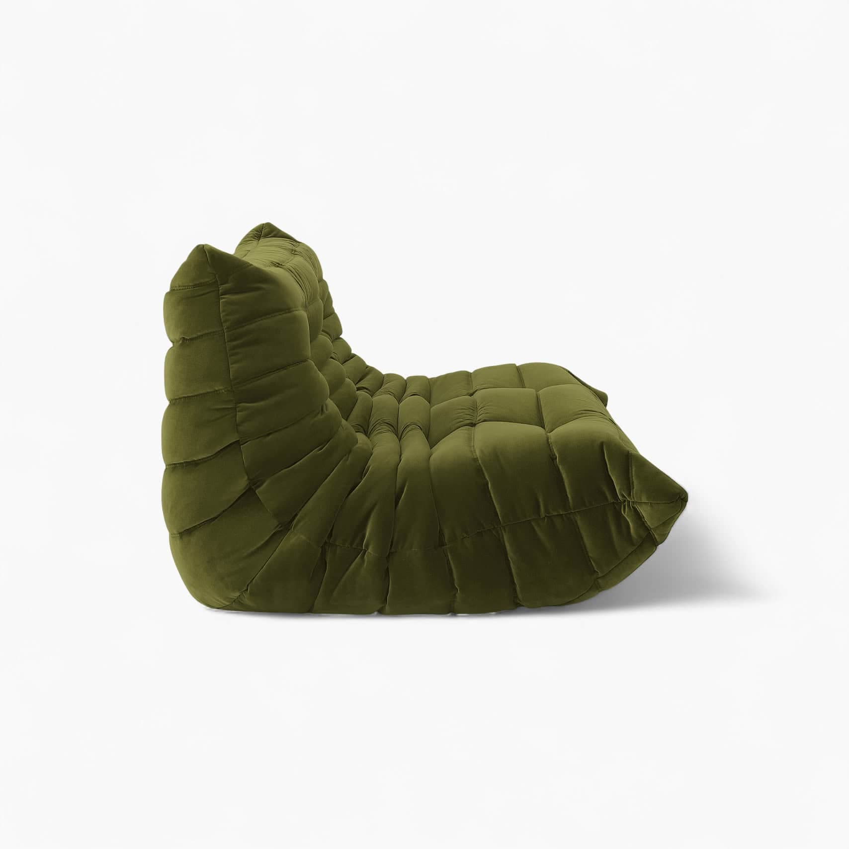 Ducaroy Loveseat Green Velvet 3