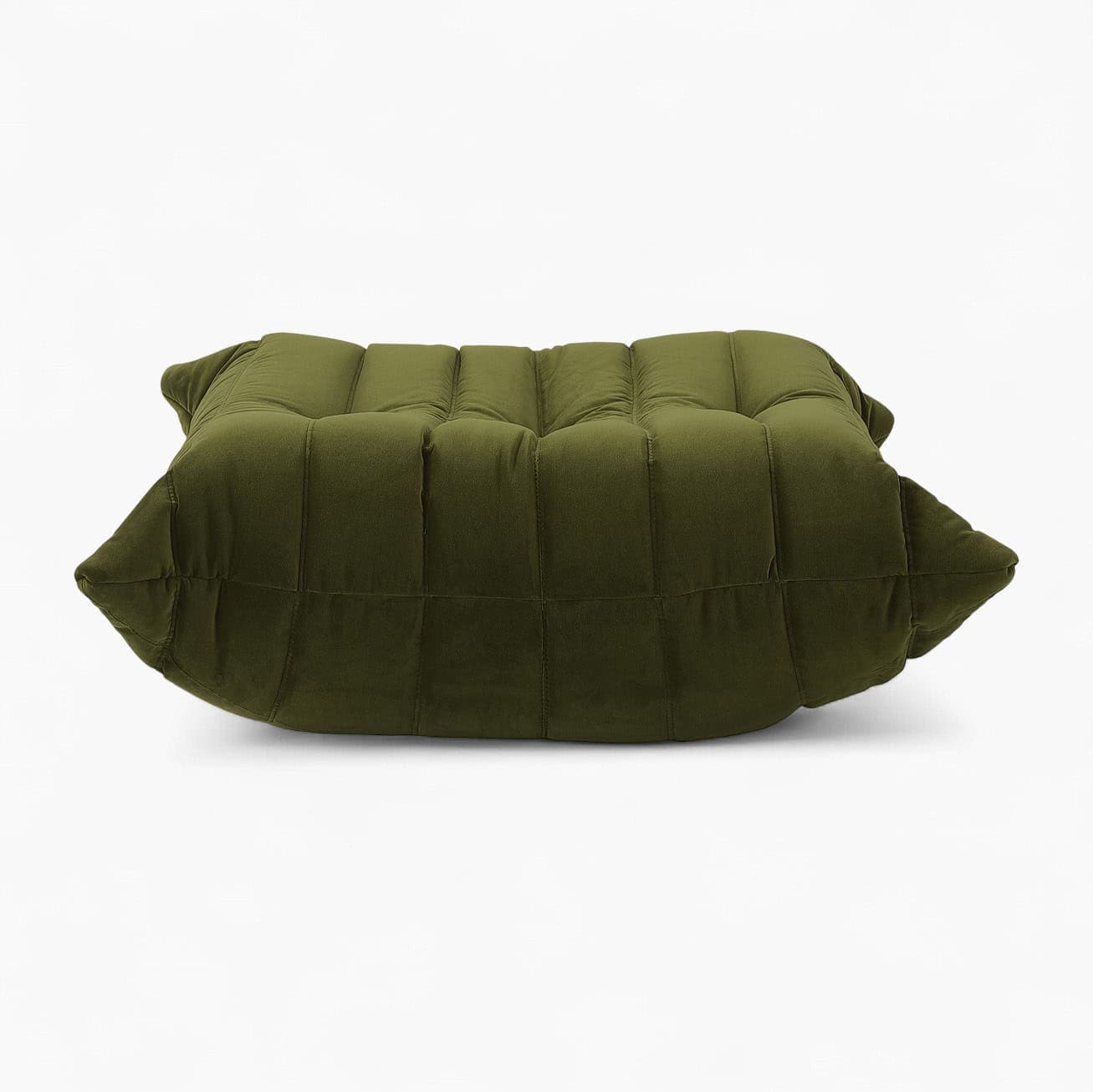 Ducaroy Ottoman Fabric Green Velvet 5