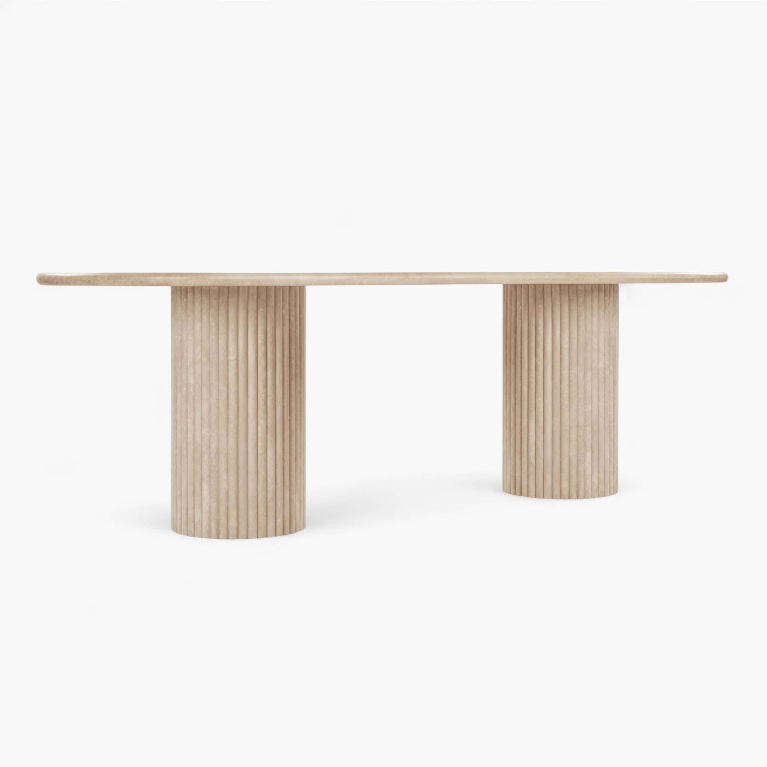 Saturn Oval Travertine 2 1