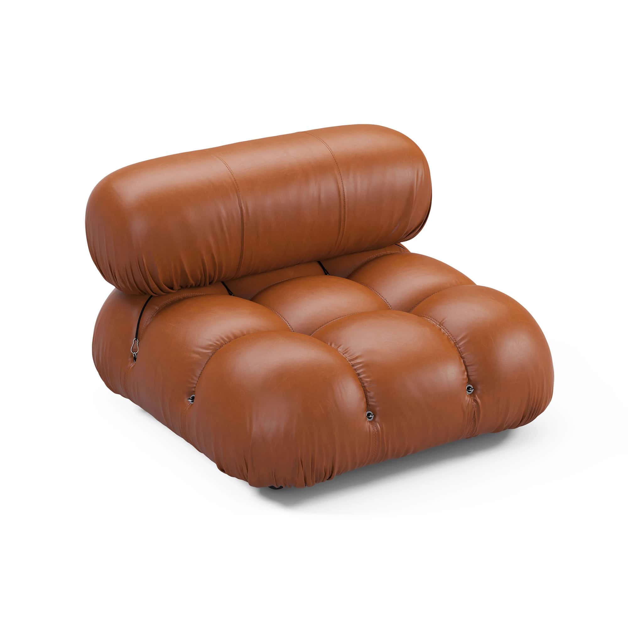 Camaleonda Module Armless - Brown Leather 3 - Camaleonda