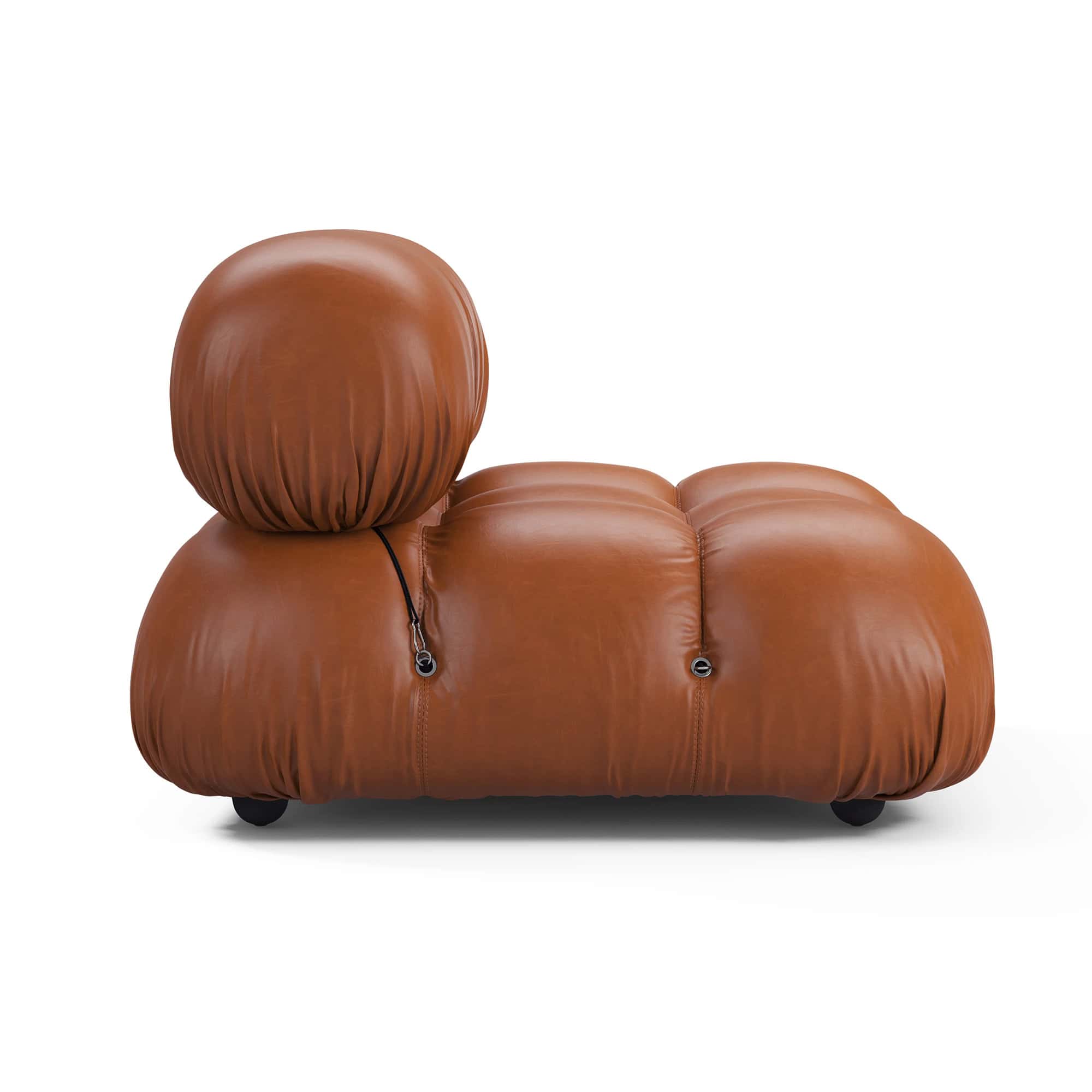Camaleonda Module Armless - Brown Leather 4 - Camaleonda