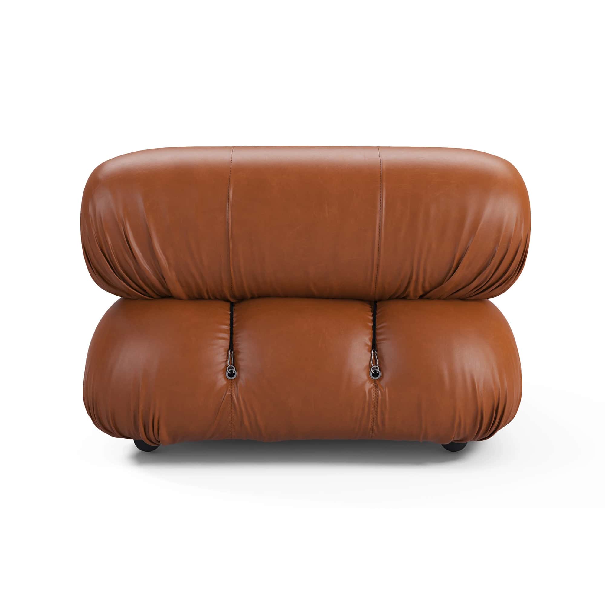 Camaleonda Module Armless - Brown Leather 6 - Camaleonda