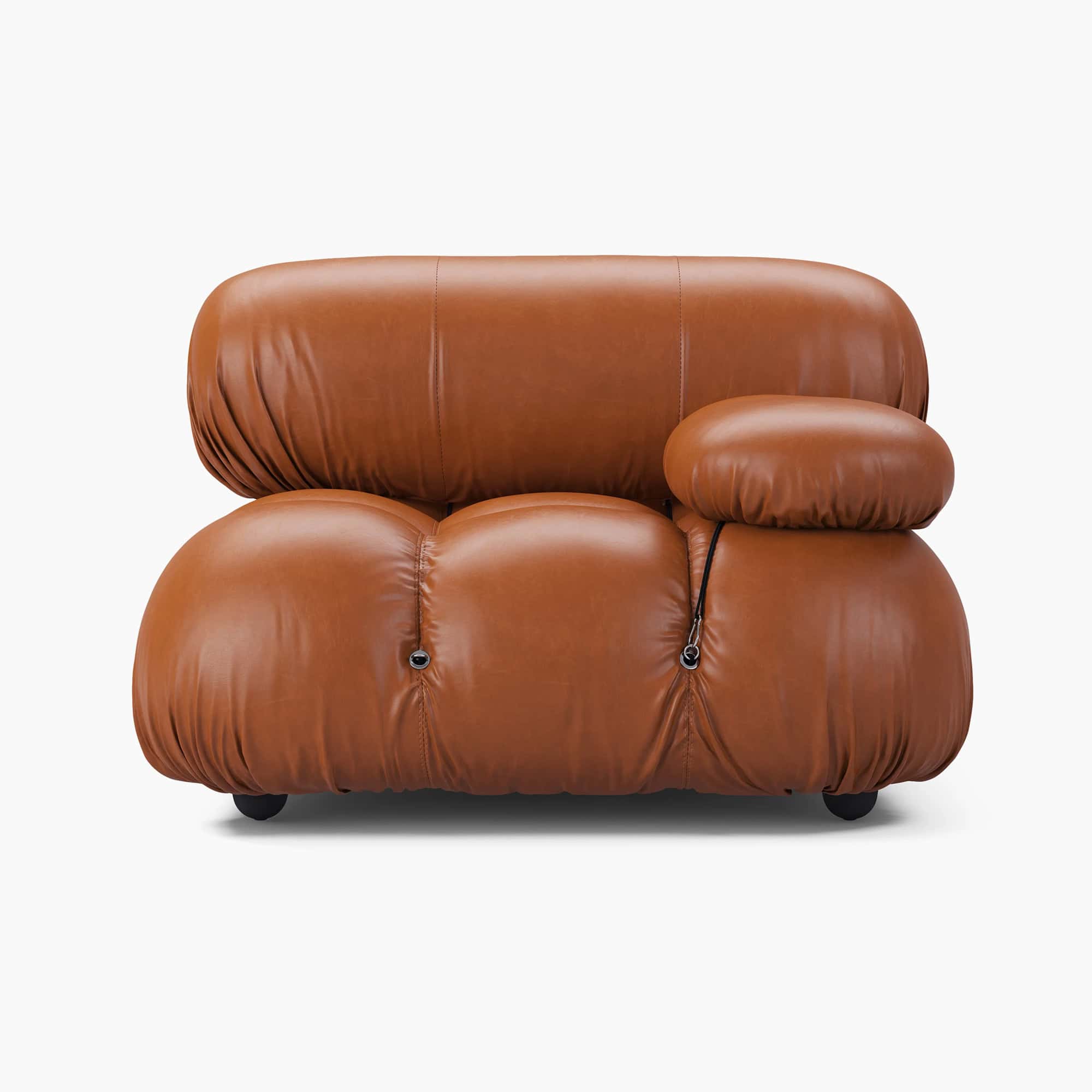 Camaleonda Leather Sofa Module Left Armrest