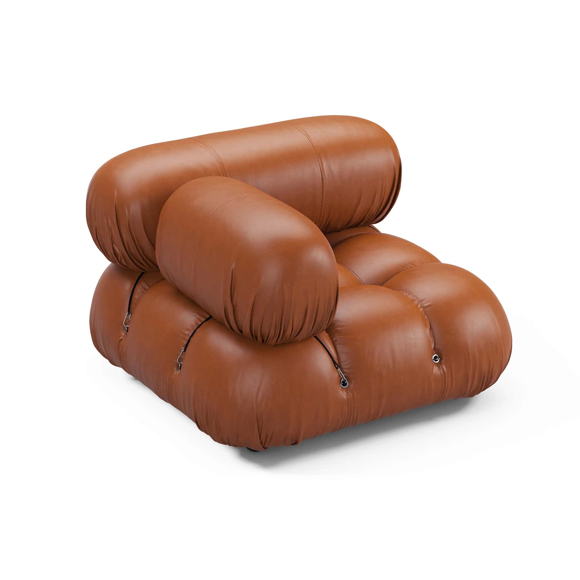 Camaleonda Module Corner - Brown Leather 3 - Camaleonda