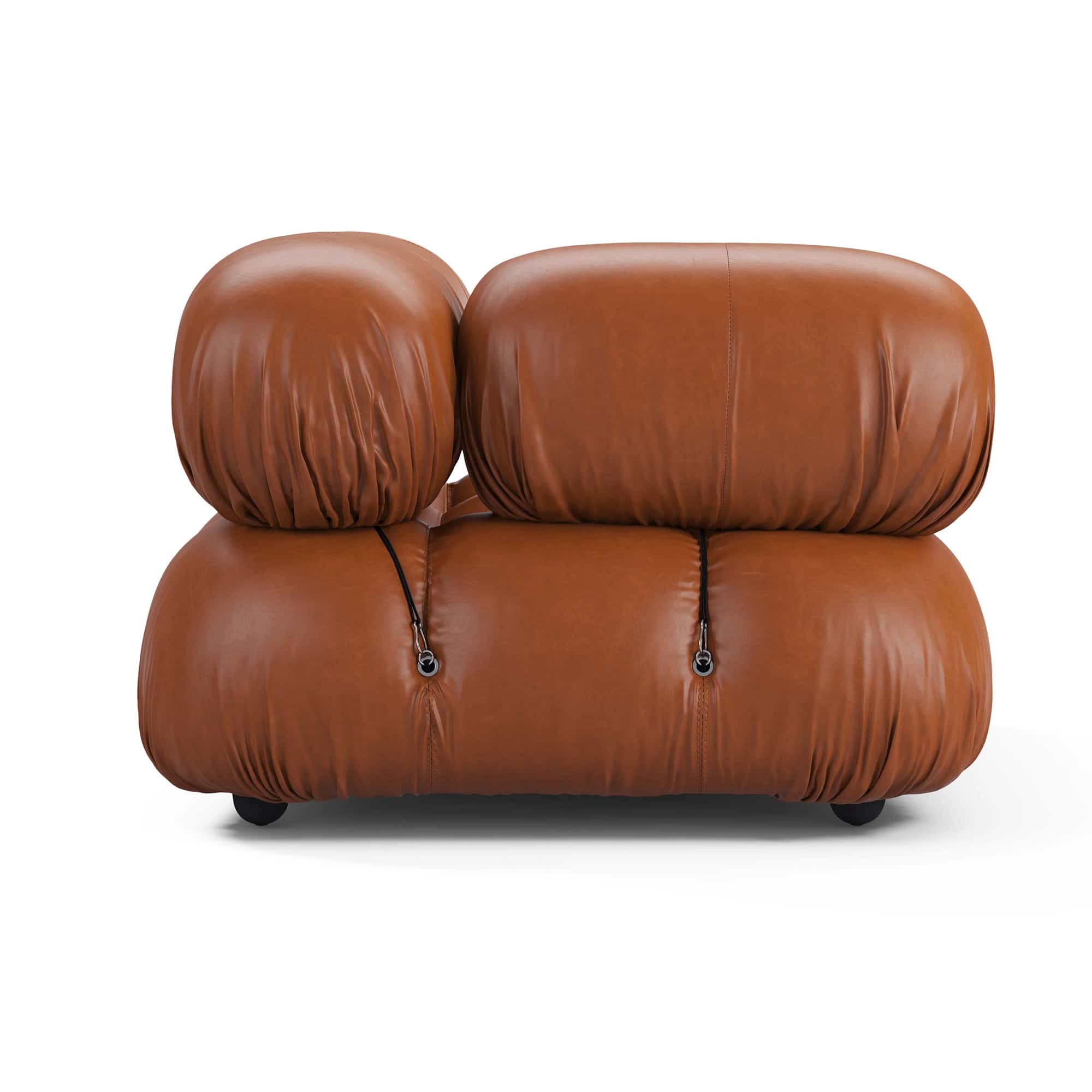 Camaleonda Module Corner - Brown Leather 4 - Camaleonda