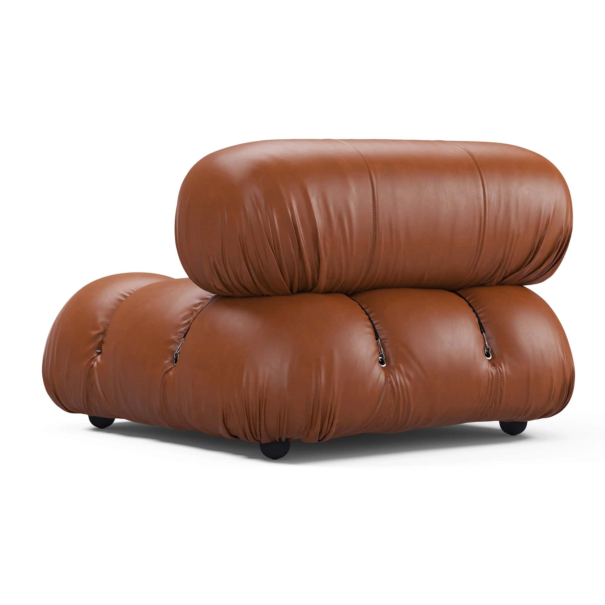 Camaleonda Module Corner - Brown Leather 5 - Camaleonda