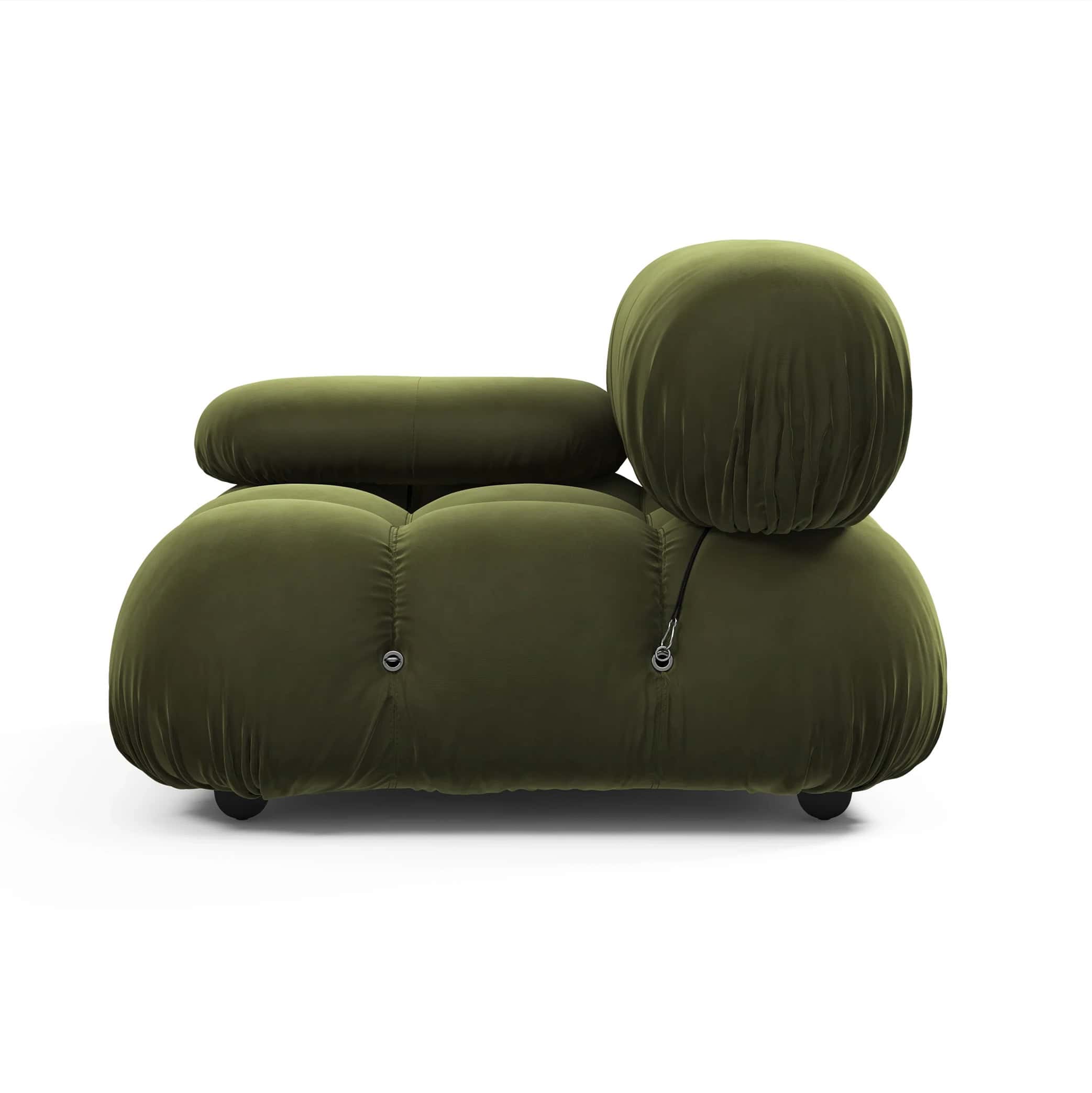 Camaleonda Module Right Armrest - Green Velvet 4 - Camaleonda