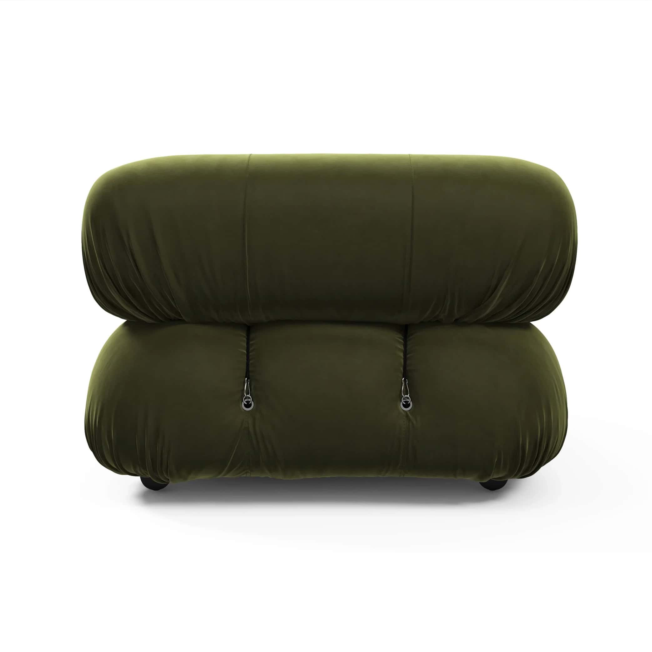 Camaleonda Module Right Armrest - Green Velvet 6 - Camaleonda