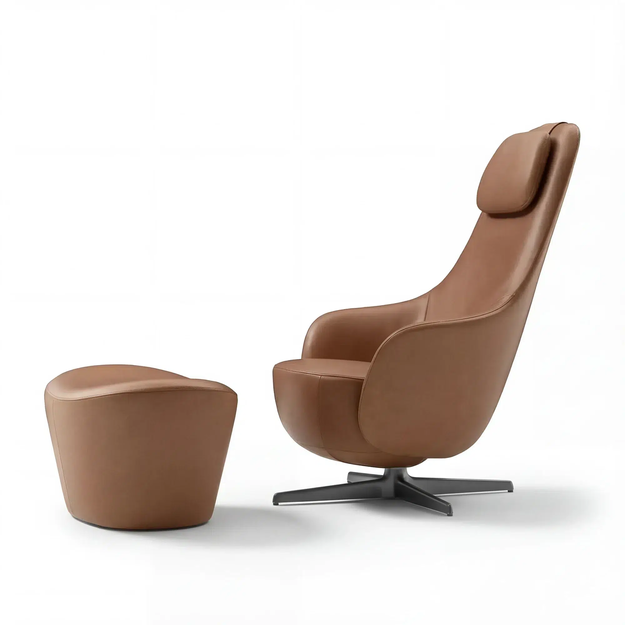 Harbor Laidback Armchair - Brown | Sohnne