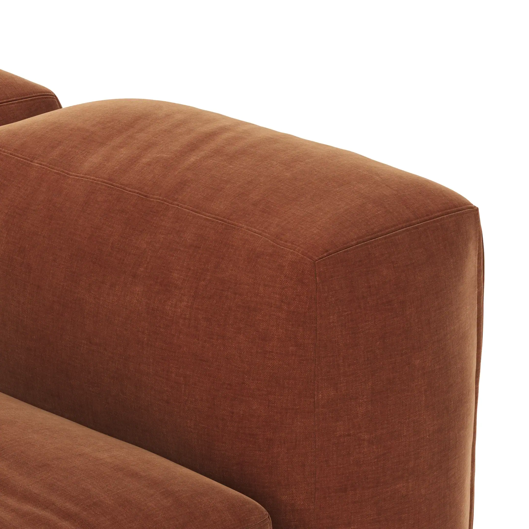 Le Mura Armchair Rust Chenille 6