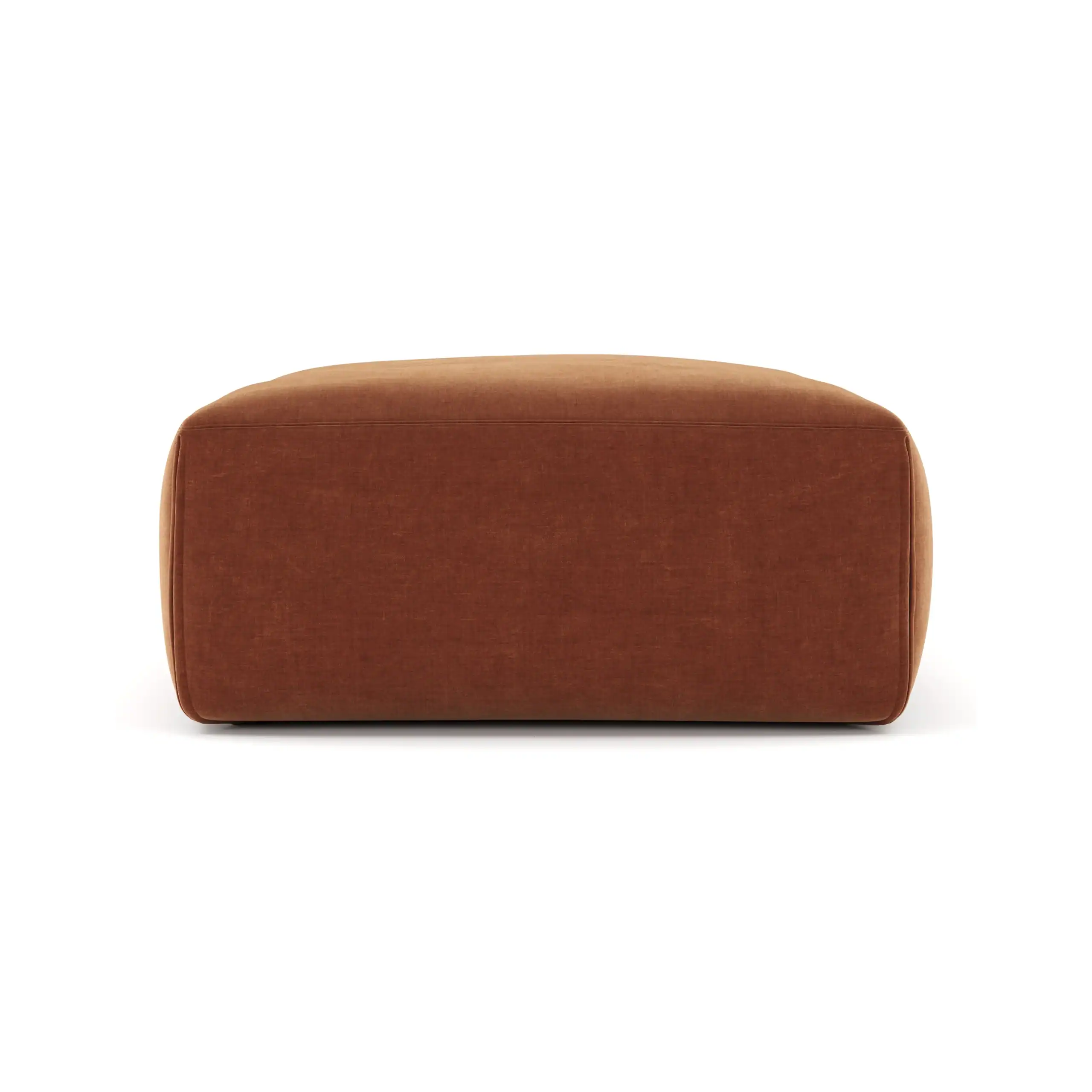 Le Mura Ottoman Rust Chenille 3