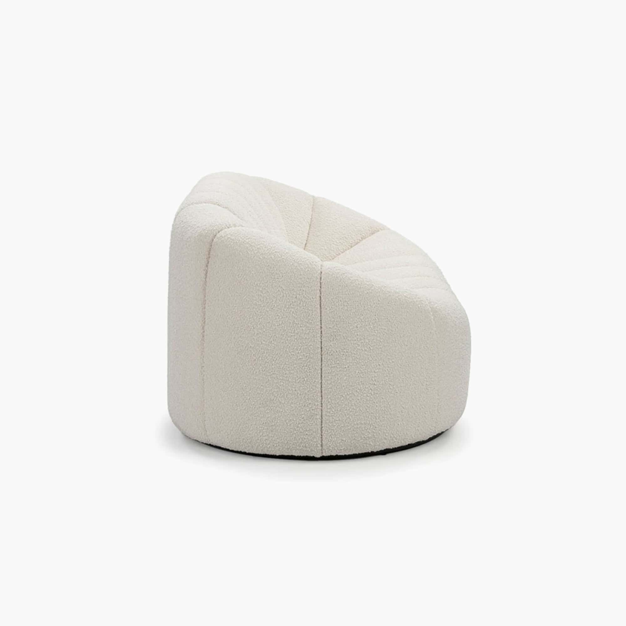 Alpha 3 Seater Sofa - White Bouclé (3)