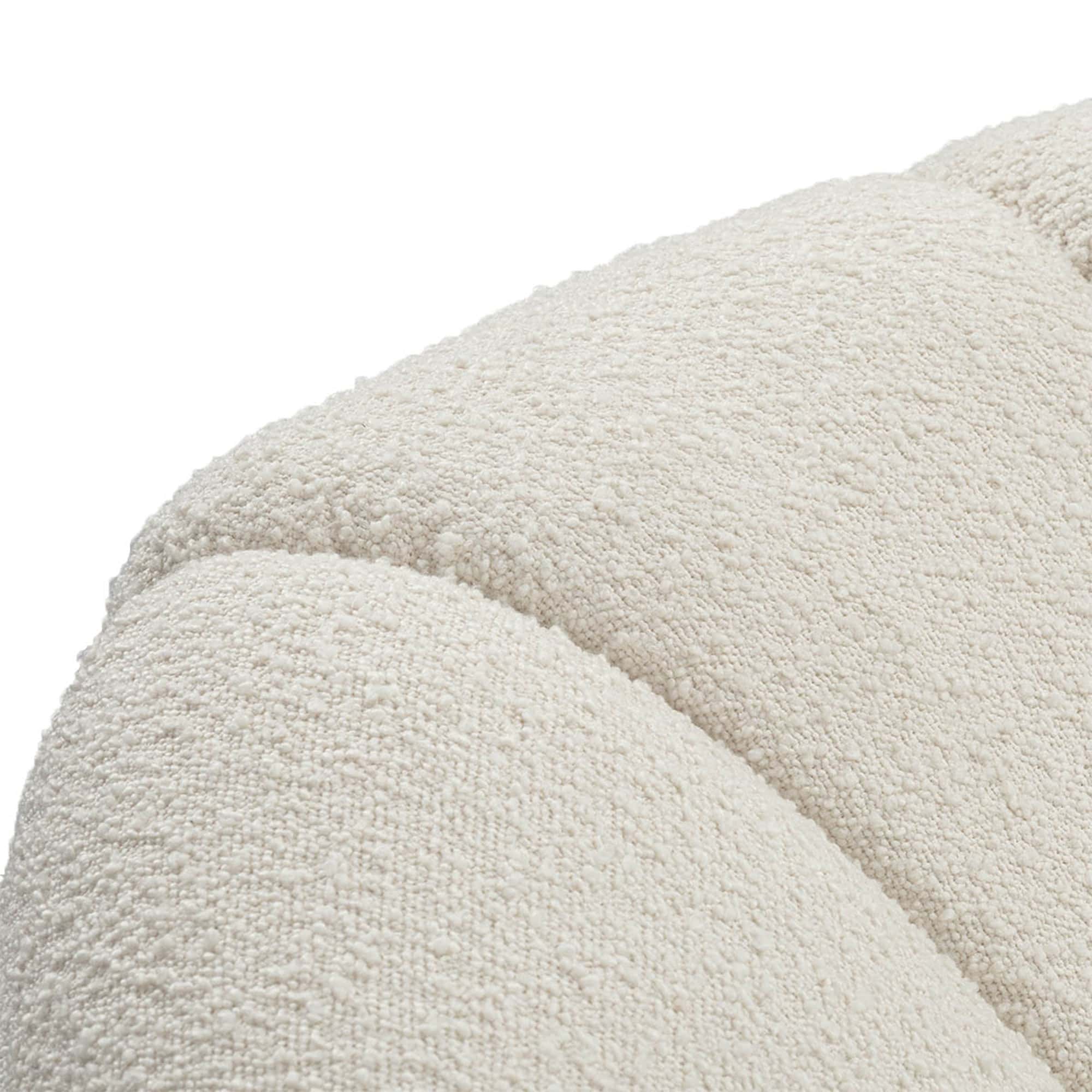 Alpha 3 Seater Sofa - White Bouclé (5)