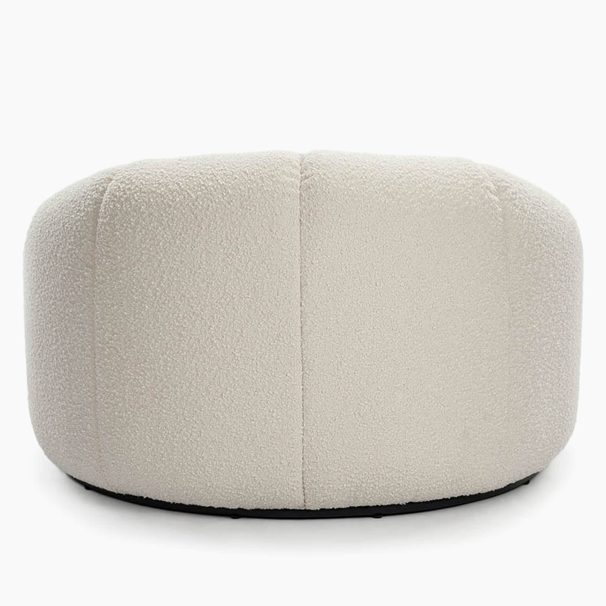Alpha Club Armchair - White Bouclé (4)