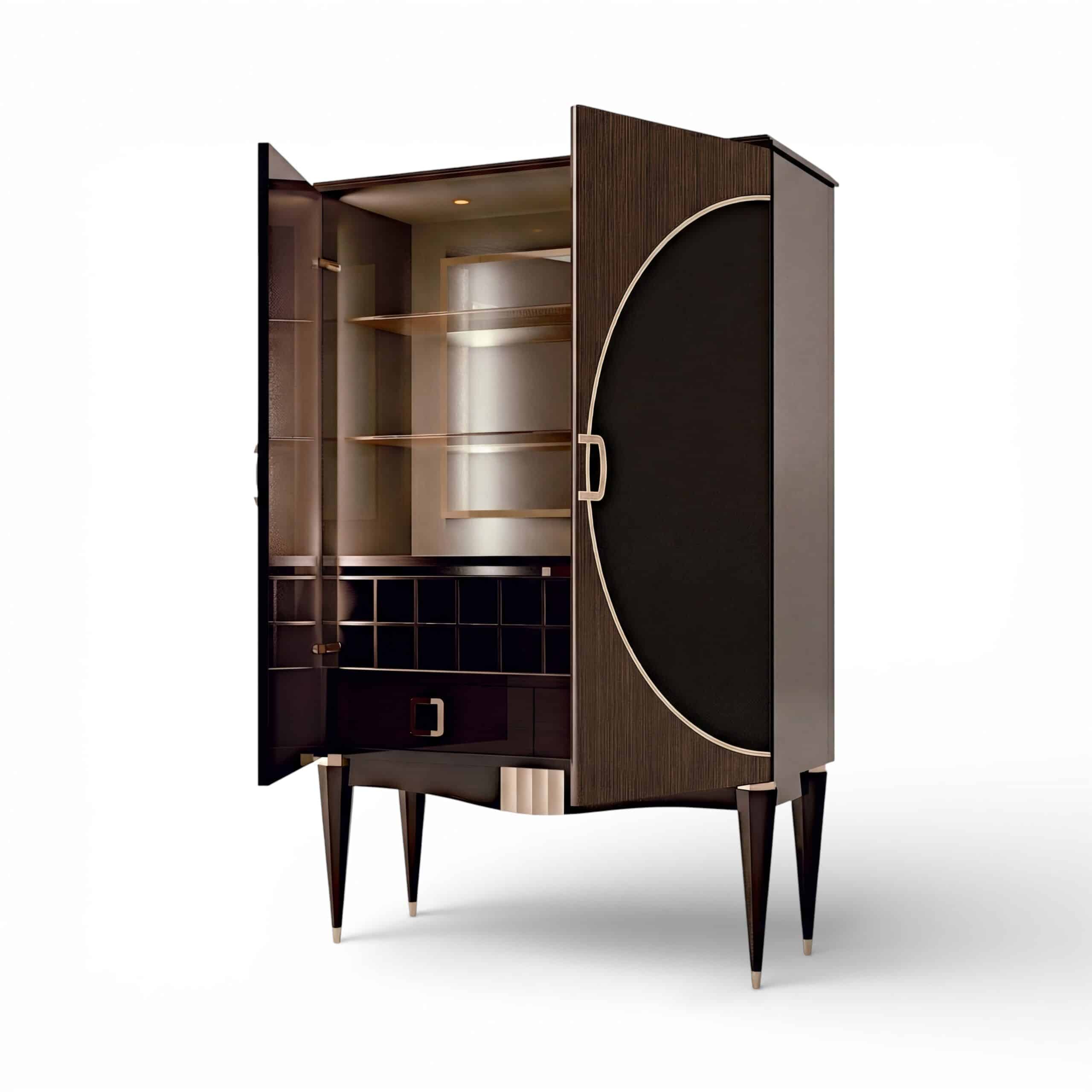 Carpanese Home 7034 Bar Cabinet 4