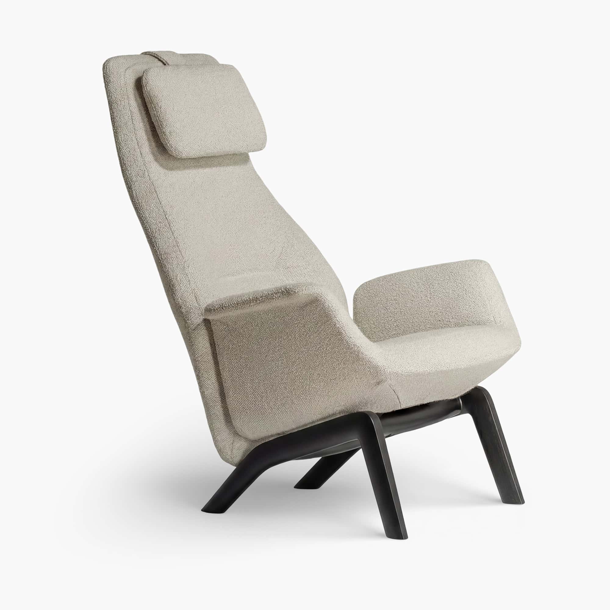 Downtown Lounge Armchair - White Bouclé (2)