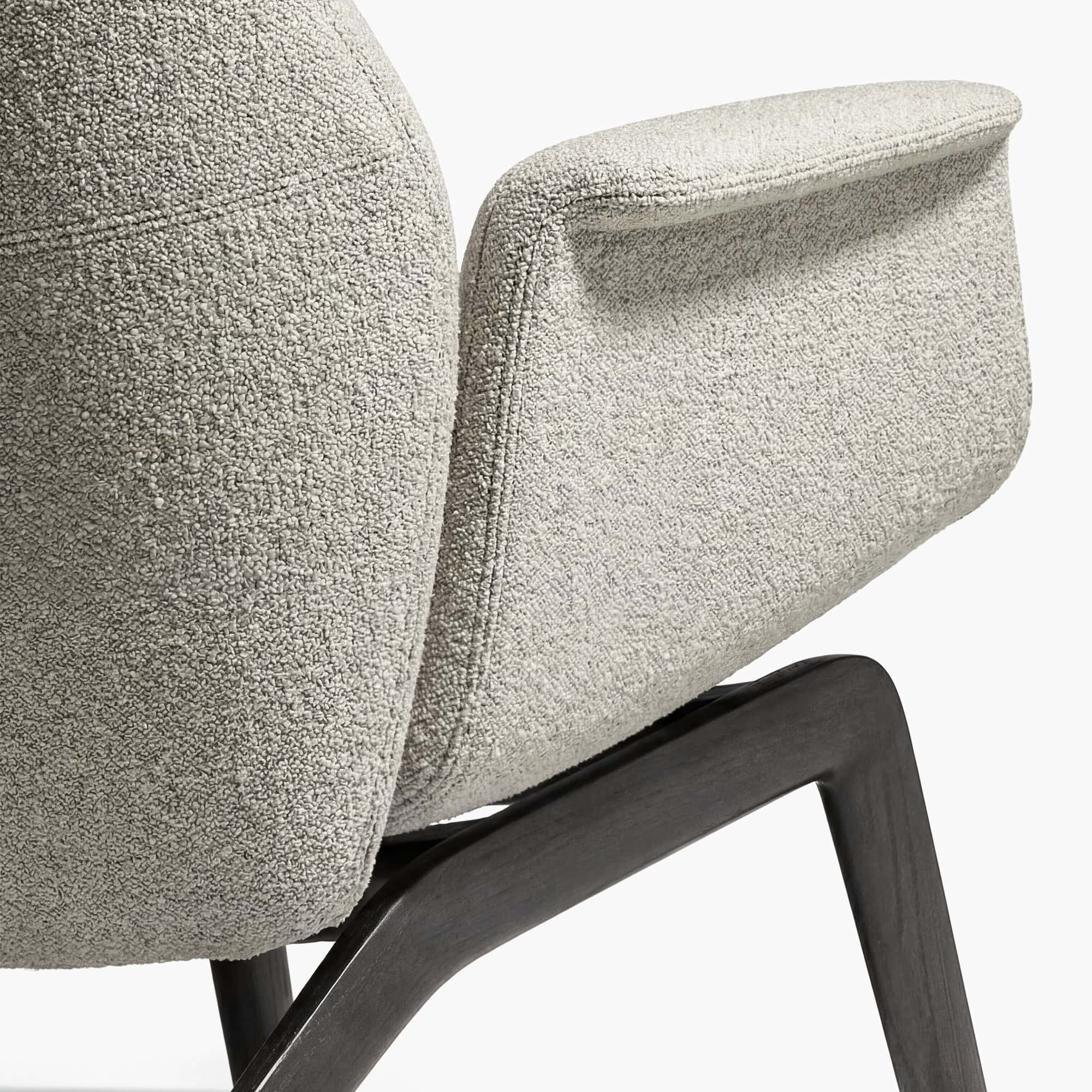 Downtown Lounge Armchair - White Bouclé (5)