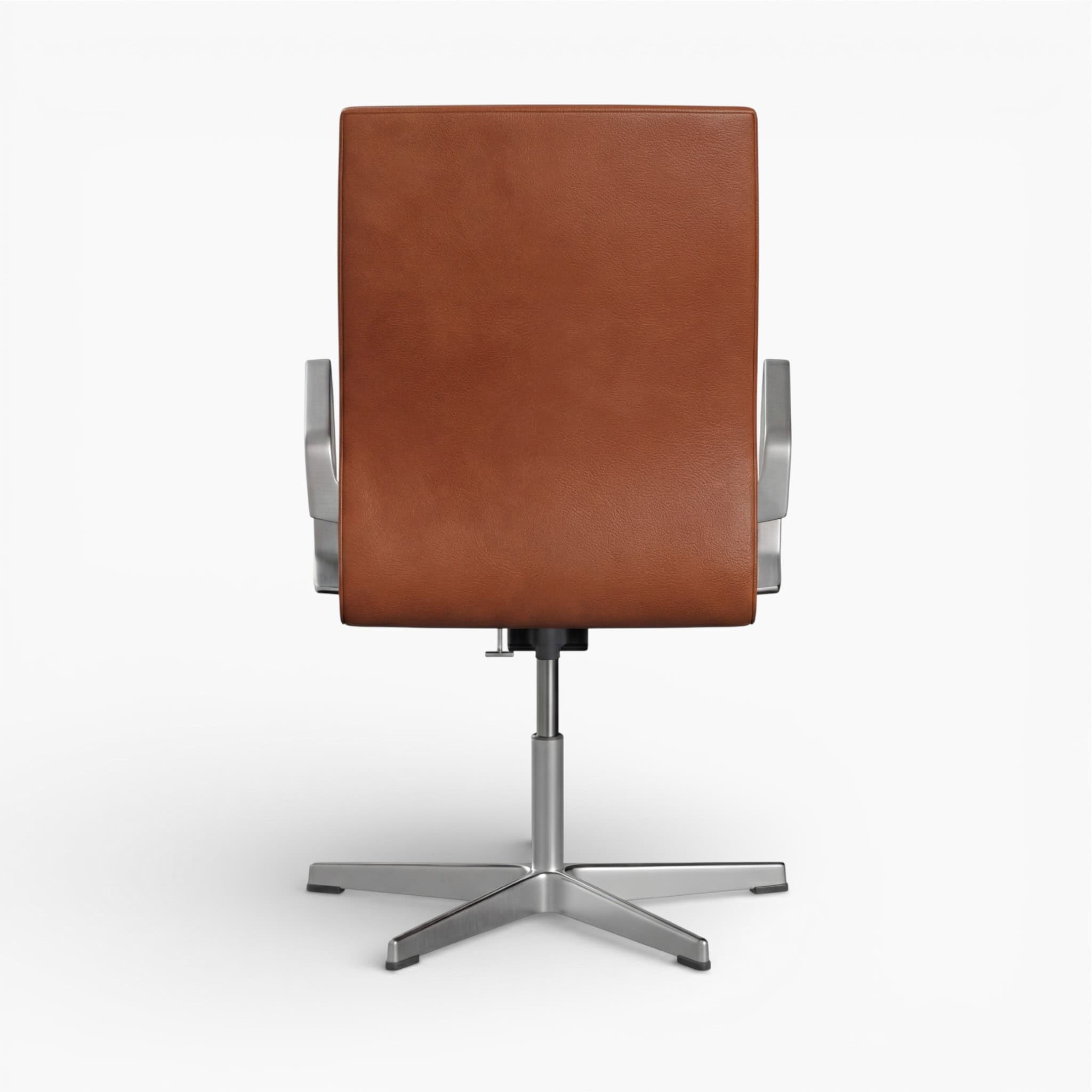 Oxford Chair Brown Leather wbg 5