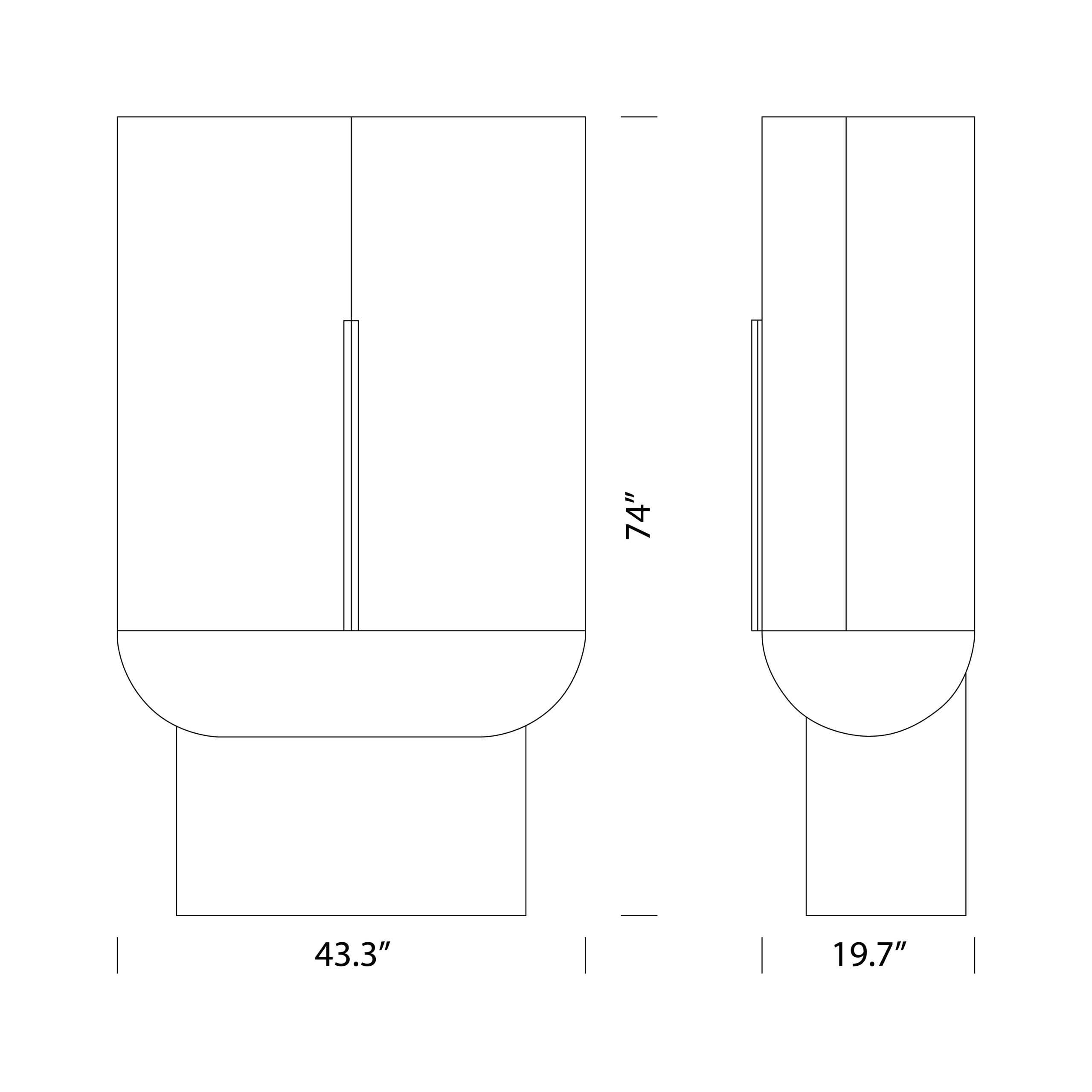 Siona Bar Cabinet Dimensions