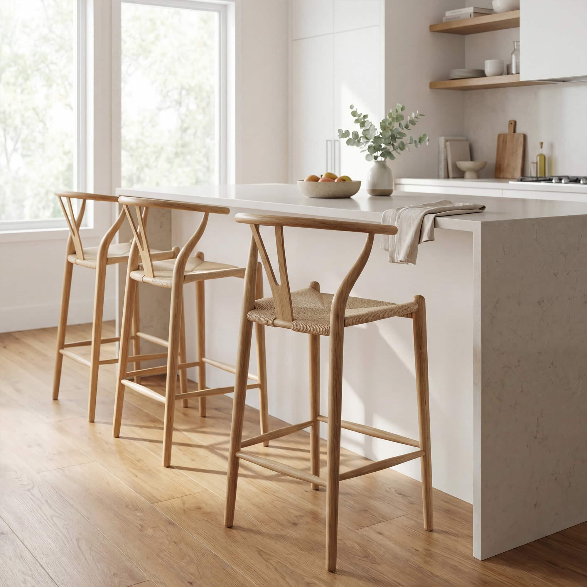 Wishbone Bar Stool