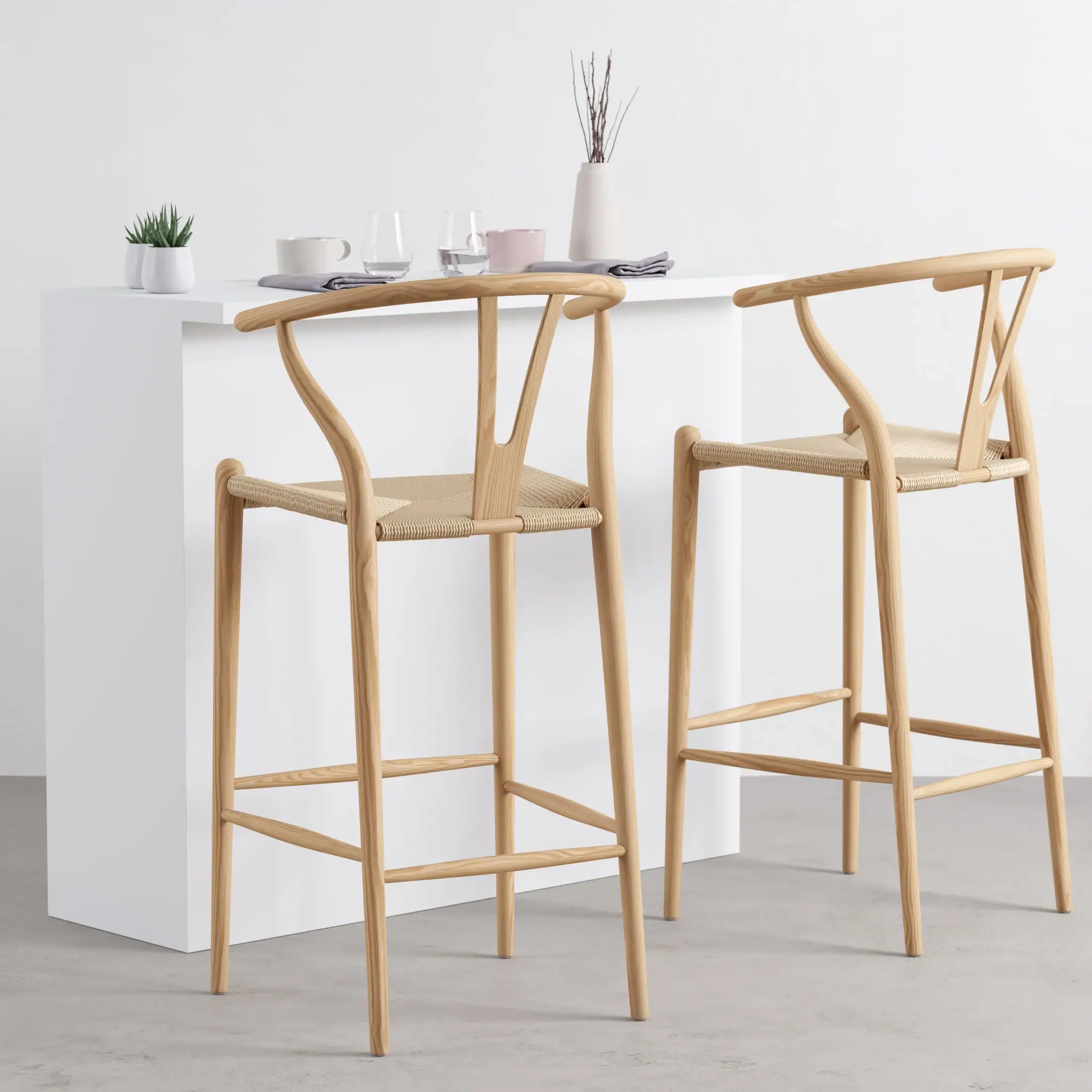 Wishbone Counter Stool