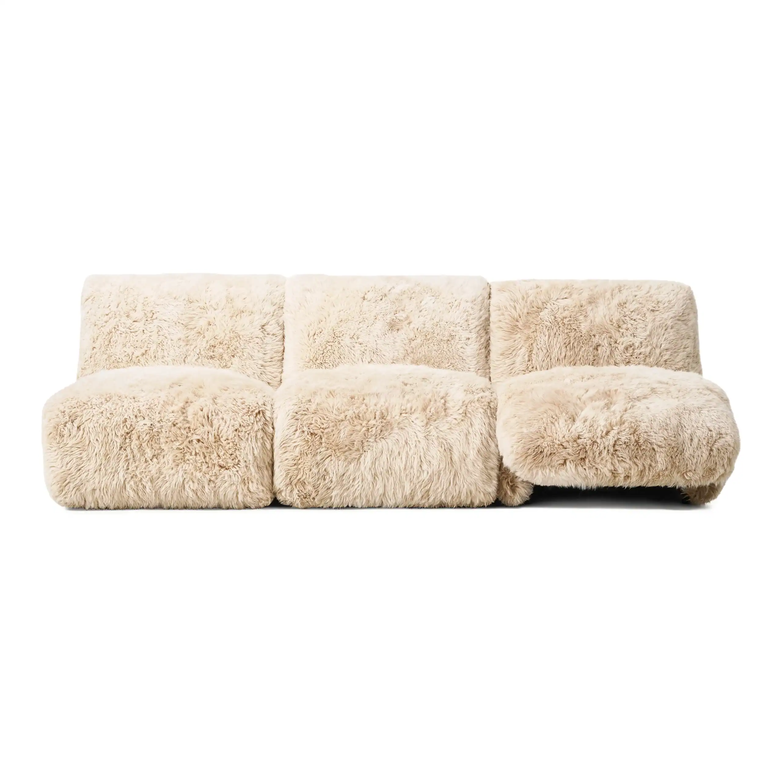 Yeti Recliner Modular Sofa 3 - Yeti Sheepskin