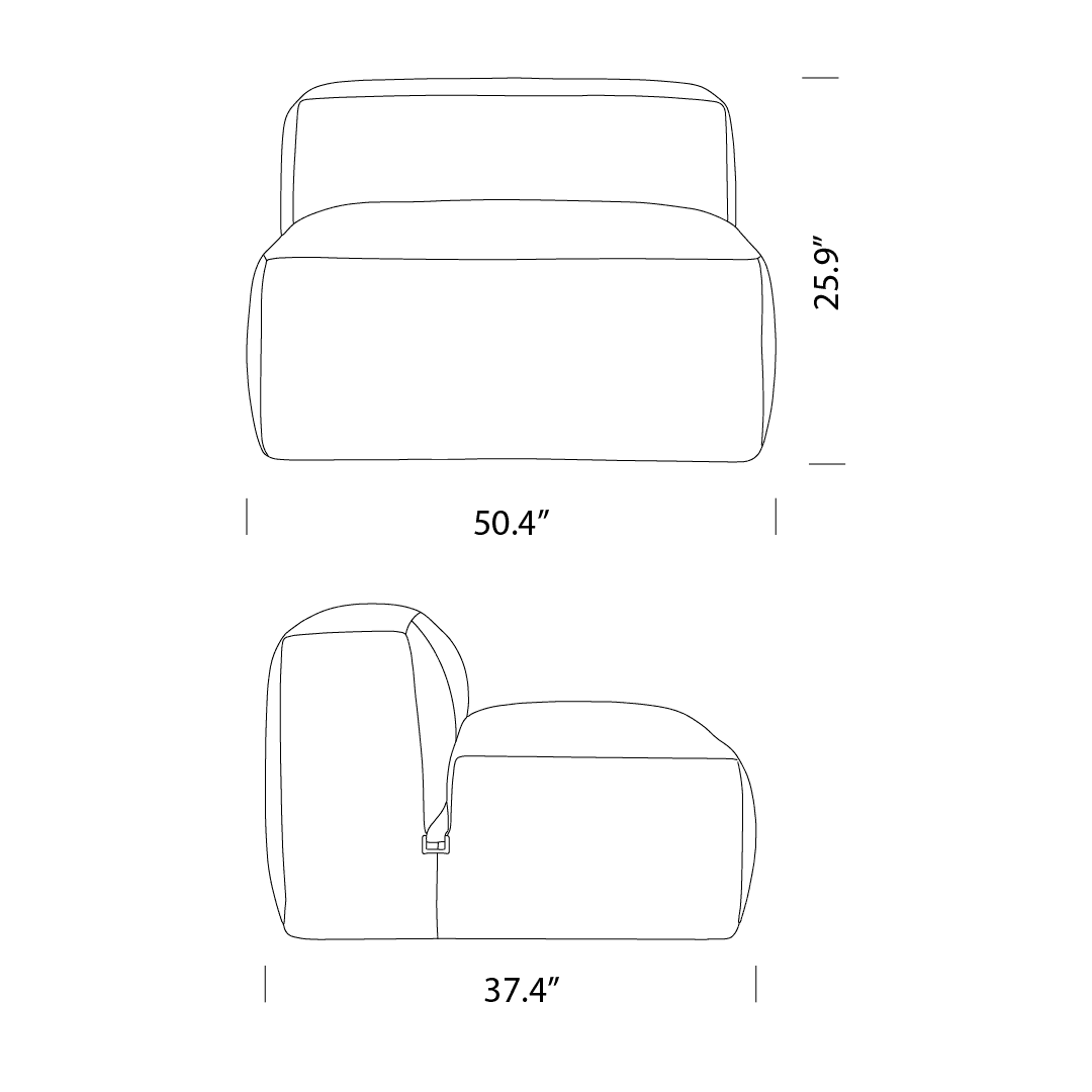 Product dimensions diagram