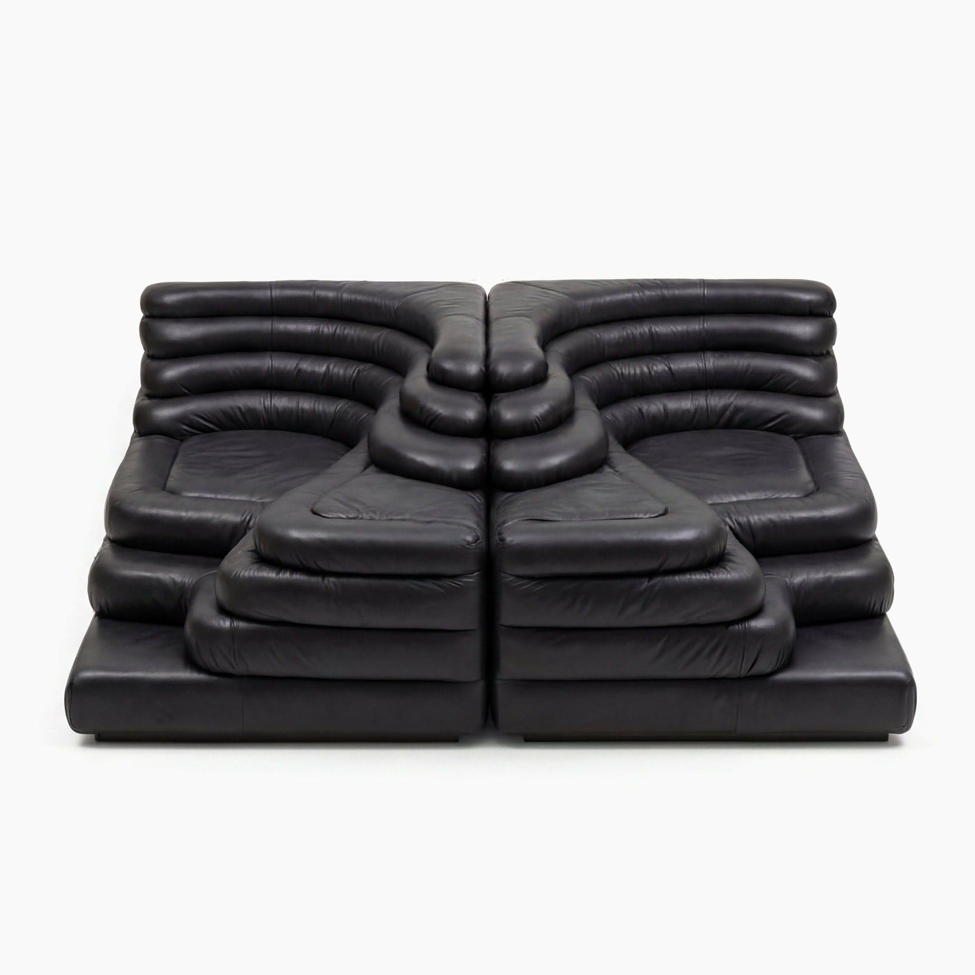 DS 1025 Terrazza Sofa - Black Aniline Leather (5)