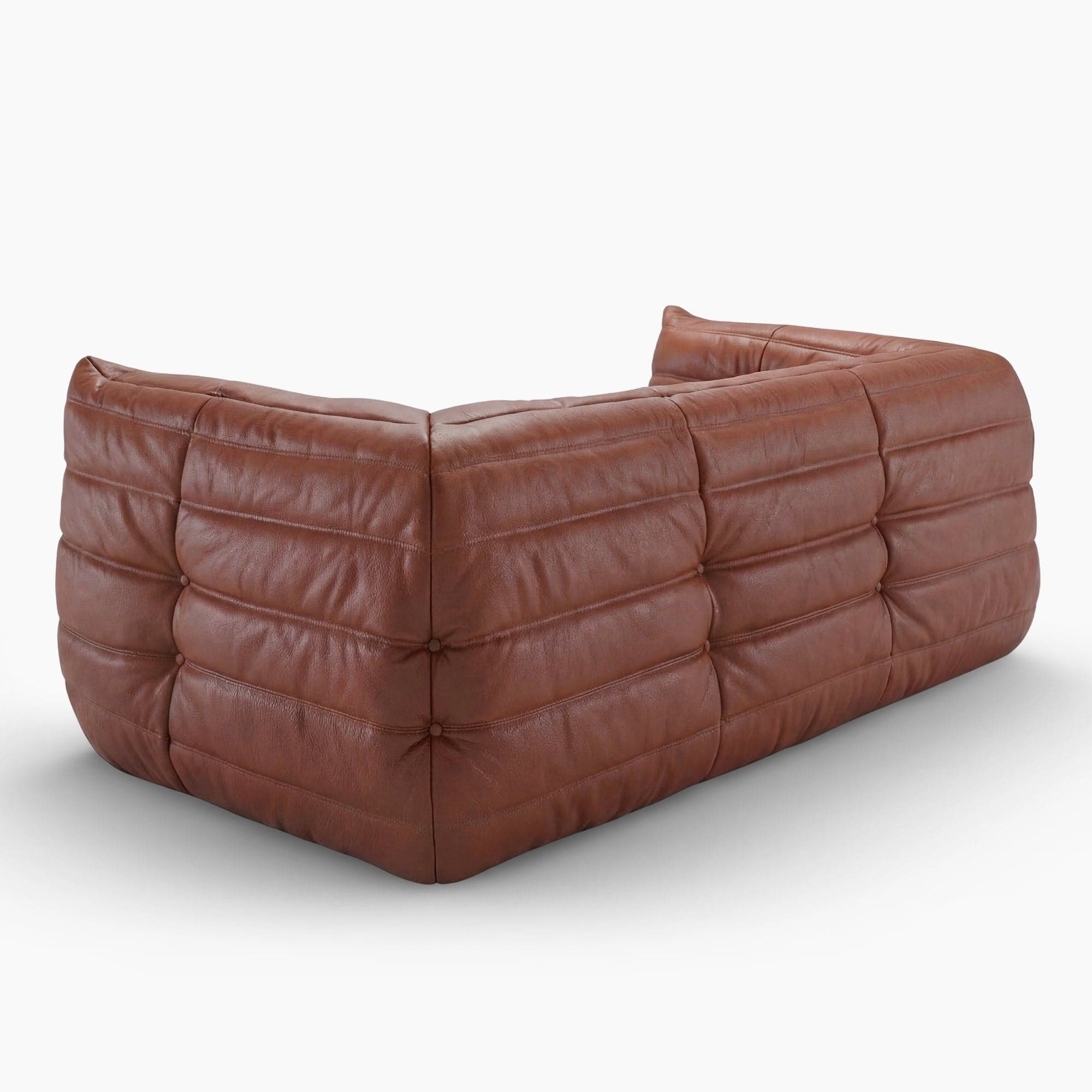 Togo Fireside Sofa - Brown (3) - Ducaroy Sofa Leather, Ducaroy Sofa, Togo Sofa