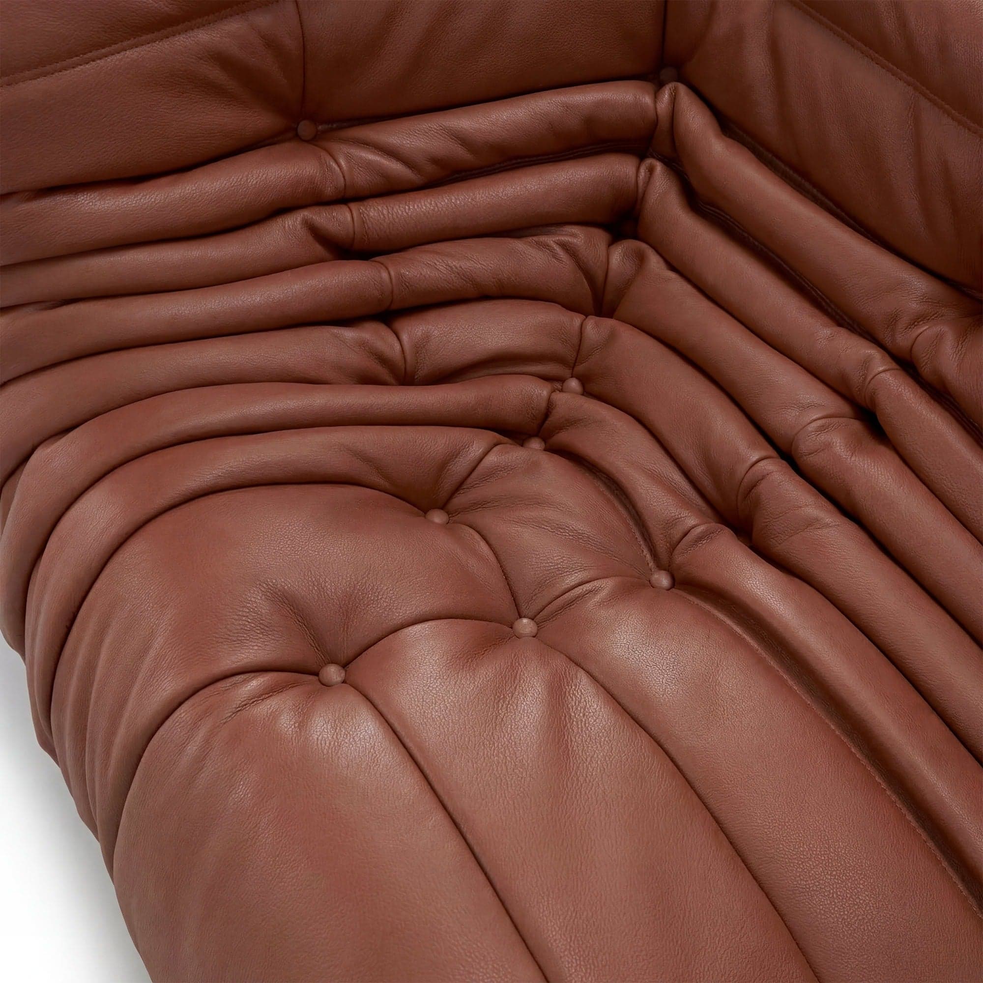Togo Fireside Sofa - Brown (5) - Ducaroy Sofa Leather, Ducaroy Sofa, Togo Sofa