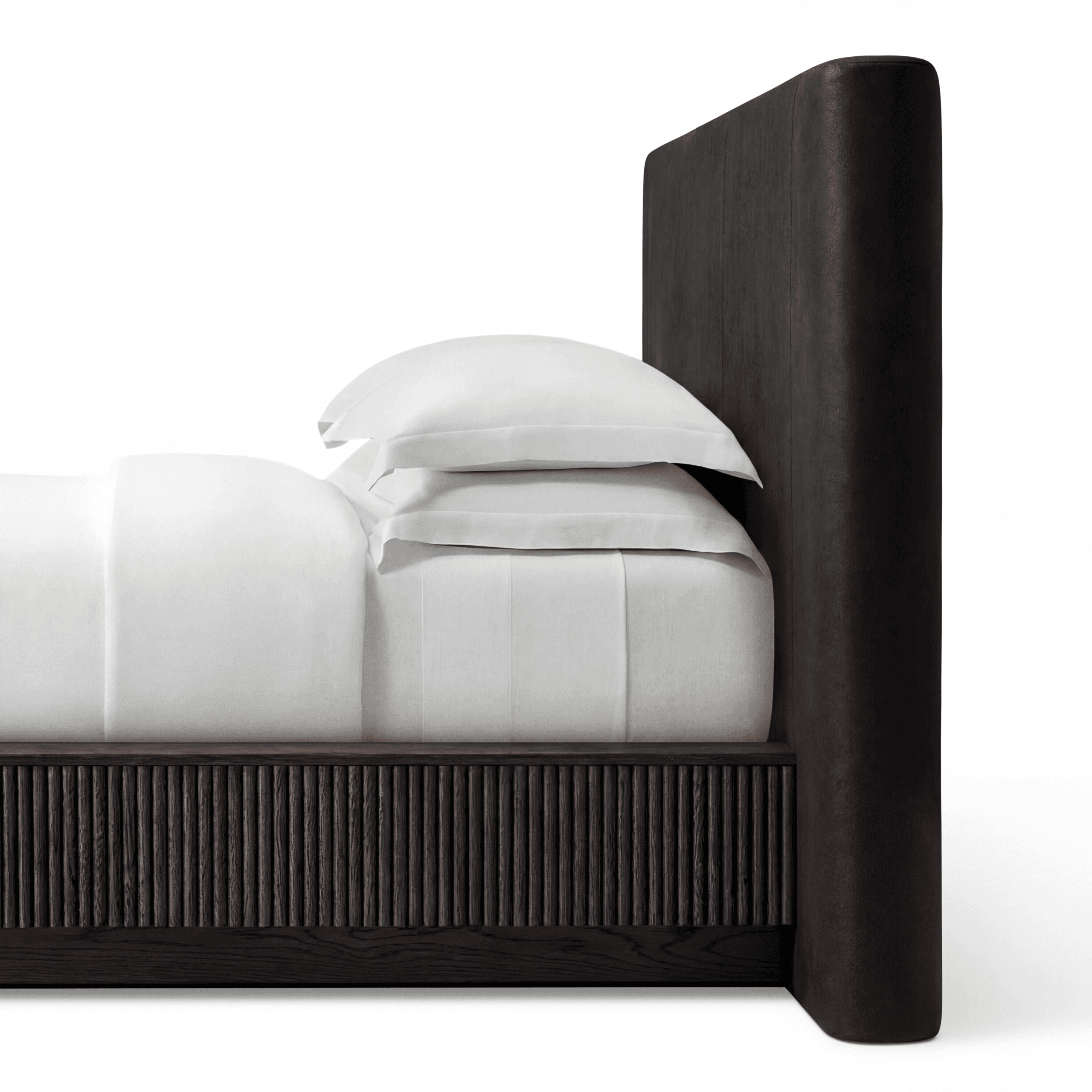 Mulholland Extender Leather Panel Bed 6