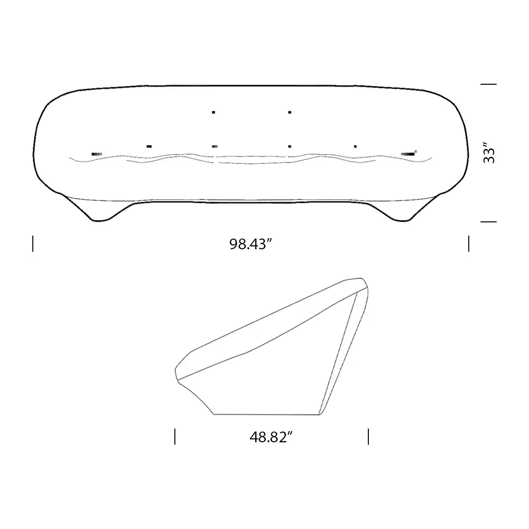 Product dimensions diagram