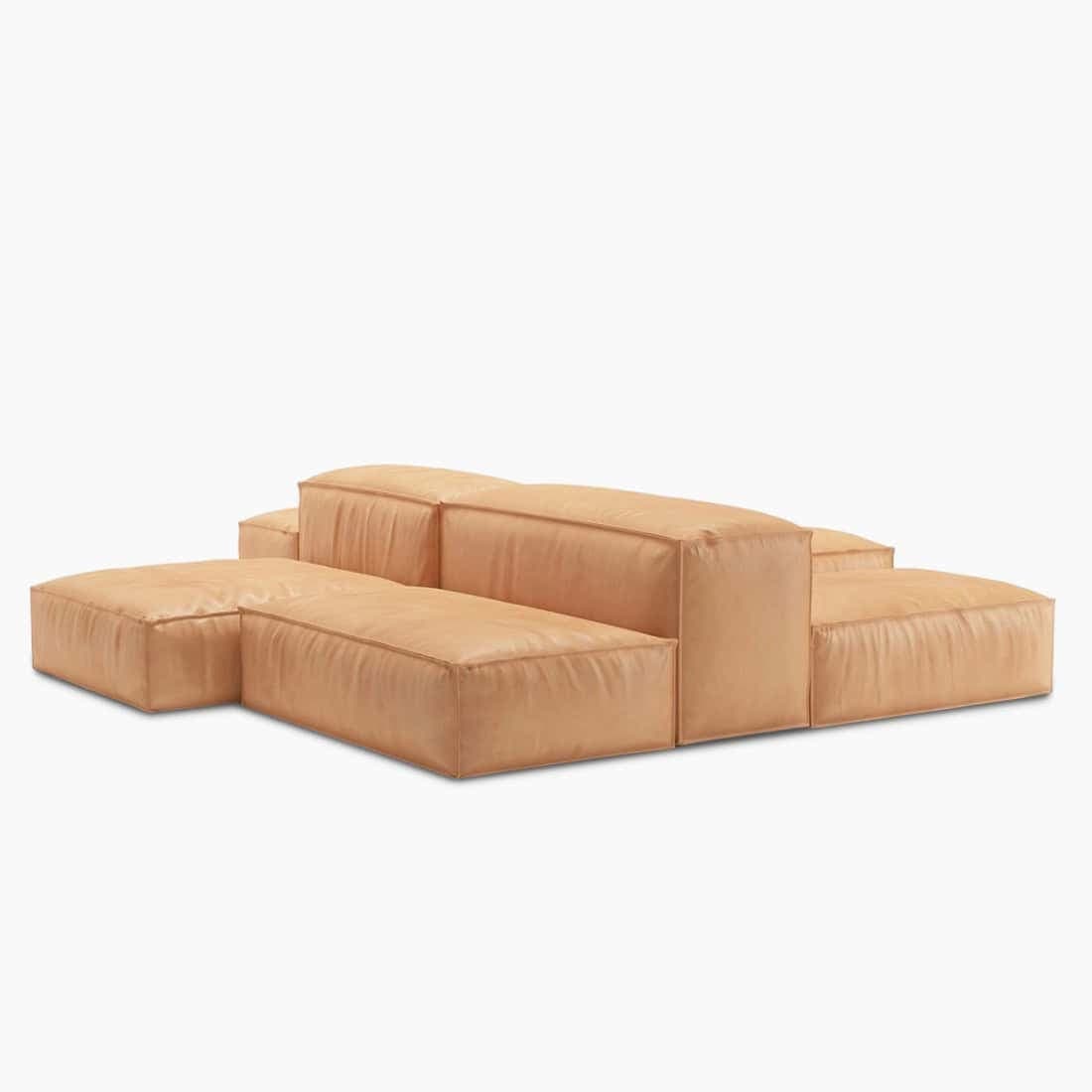 Extrasoft Low Profile Modular Block Sofa Replica Combination 1 - Extrasoft Modular Sofa Replica