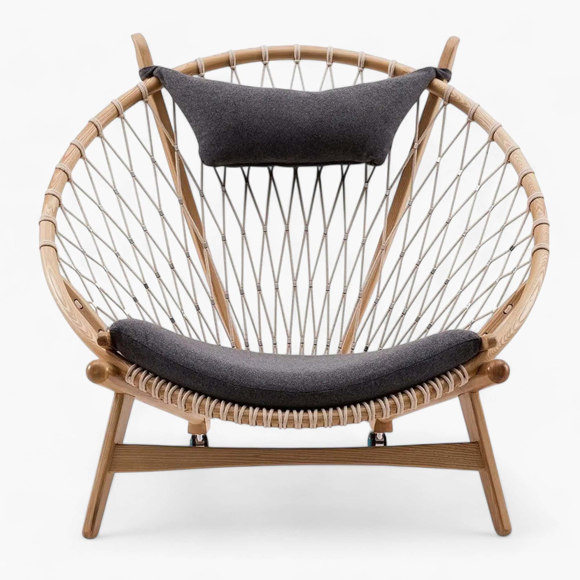 PP130 Circle Chair Replica By Hans J. Wegner Greay ashwood scaled