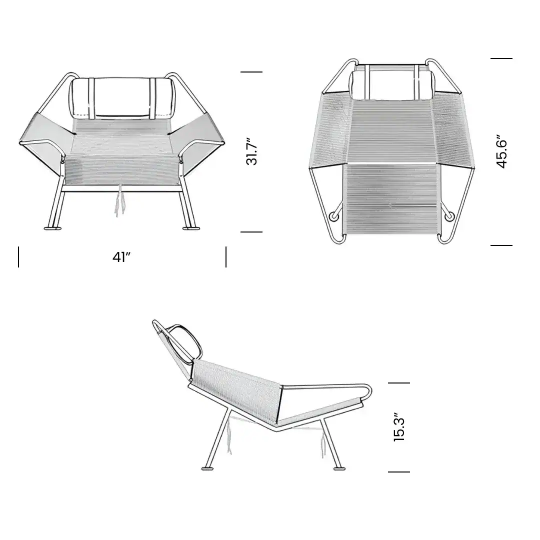 Product dimensions diagram